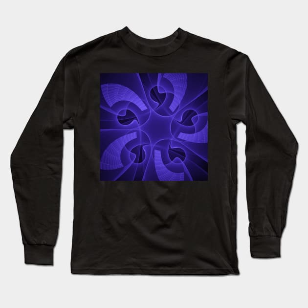 Fractal flower Long Sleeve T-Shirt by joshsmith